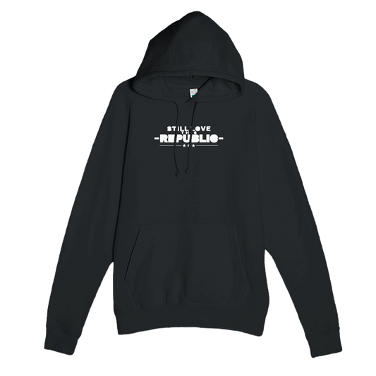 Still Love This Republic Hoodie Black front | True American