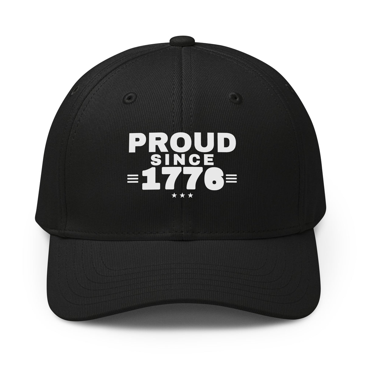 Proud Since 1776 cap, Black, front | True American