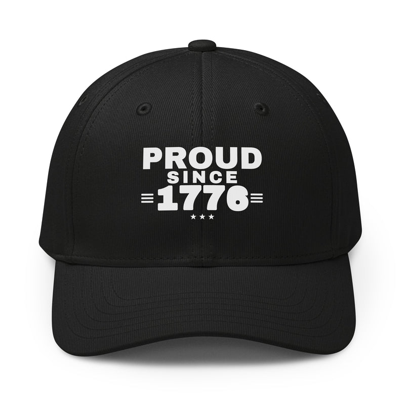 Proud Since 1776 cap, Black, front | True American