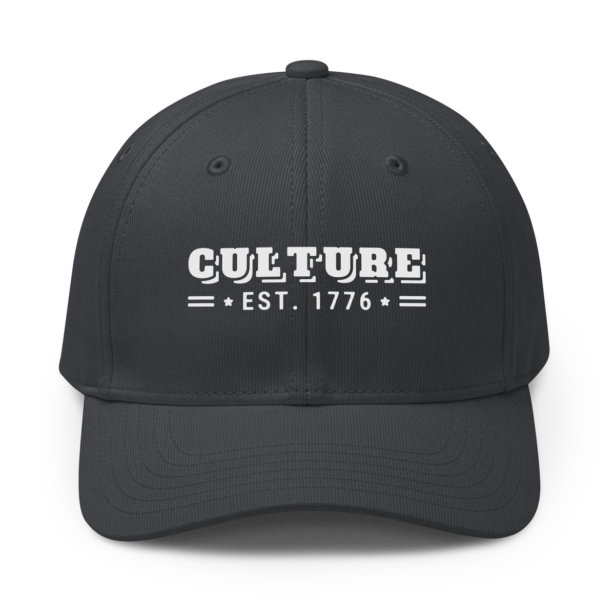 Culture Est. 1776 Shadow Cap in Team Dark Grey, front | True American