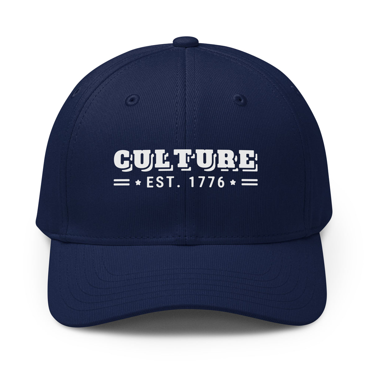 Culture Est. 1776 Shadow Cap in Team Navy Blue, front | True American