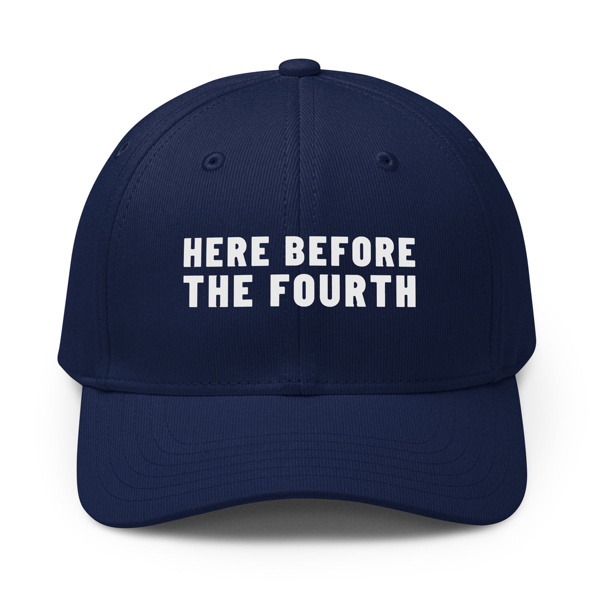 Here Before the Fourth cap, Blue, front | True American