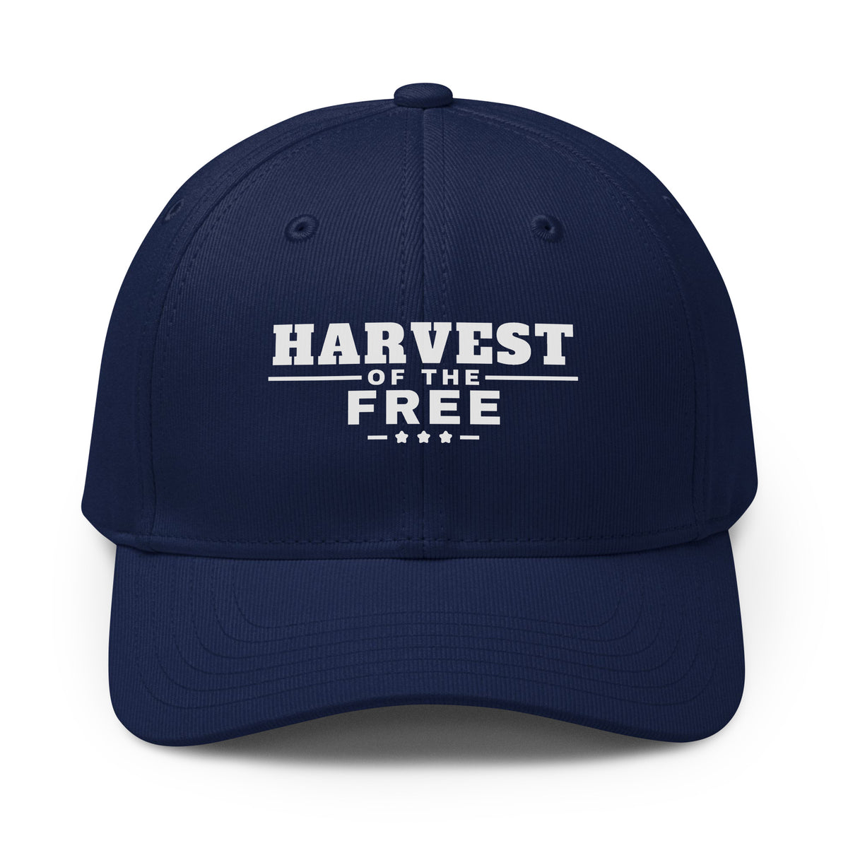 Harvest of the Free cap, blue, front | True American