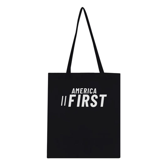 America First Sport Classic Tote Black front | True American
