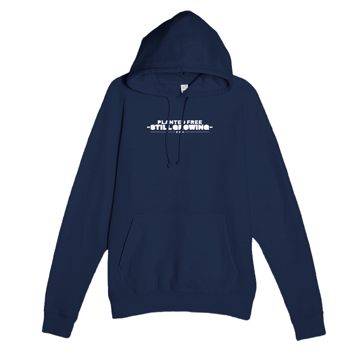 Planted Free Still Growing Hoodie Navy | True American