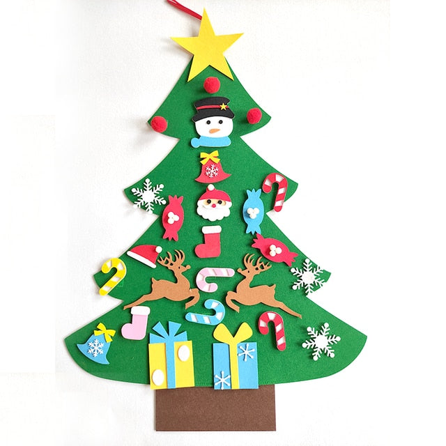 DIY Felt Christmas Tree Pendant