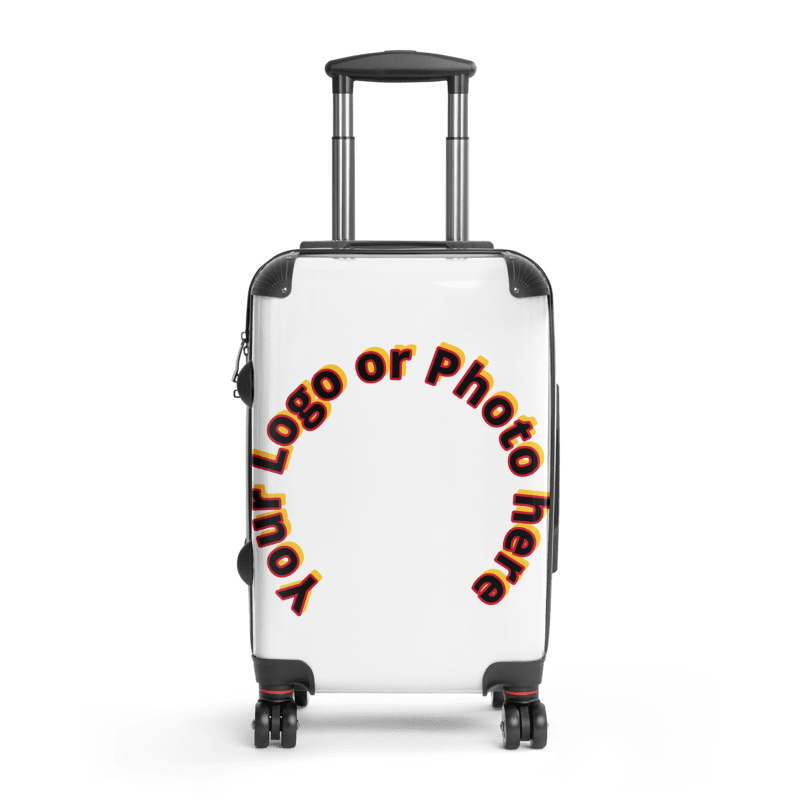 Custom designed Hard-shell suitcase with your photo or company logo