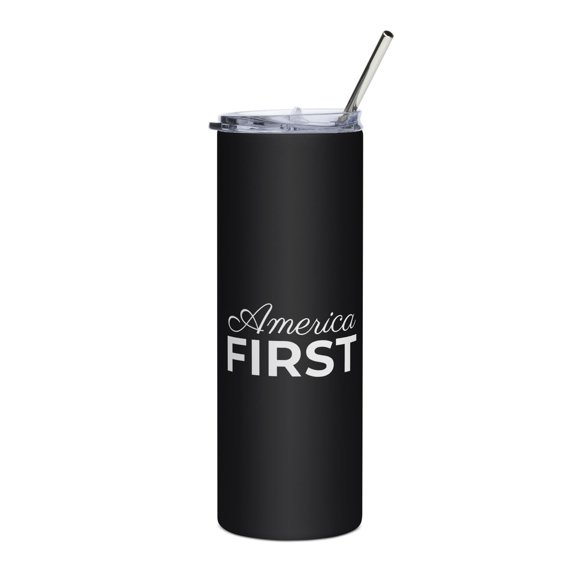 America First Script Tumbler front | True American