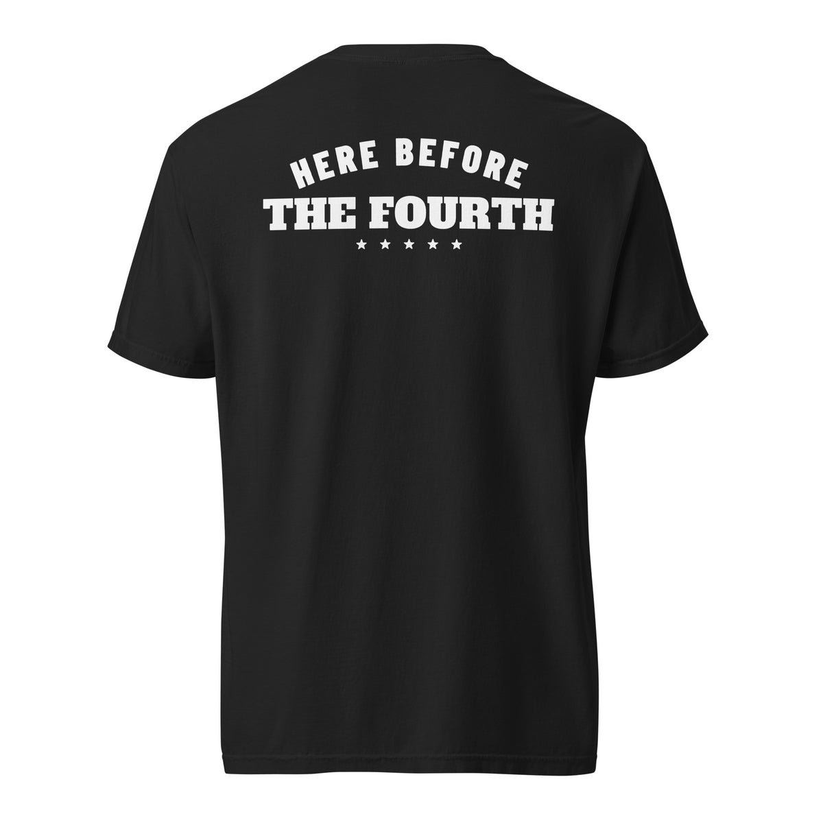 Here Before the Fourth Tee, Black, back | True American