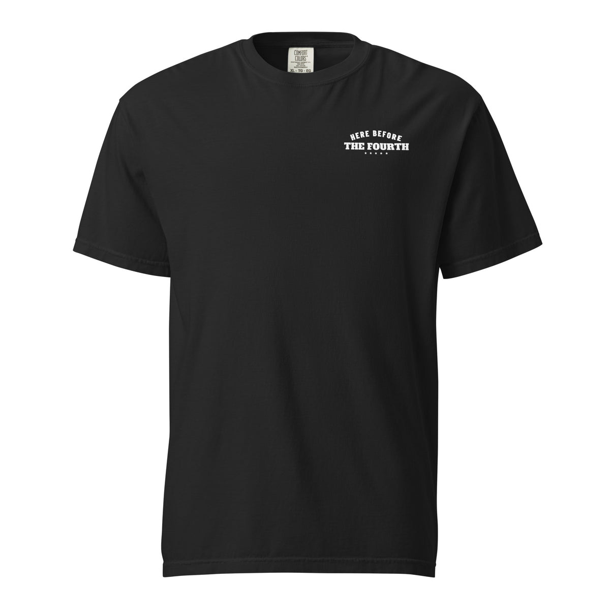 Here Before the Fourth Tee, Black, front | True American