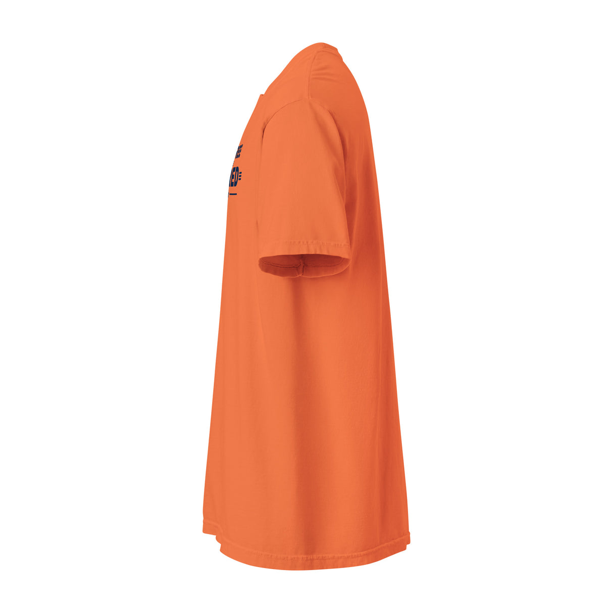 Too Free to Be Scared Heavyweight Tee Burnt Orange left side | True American
