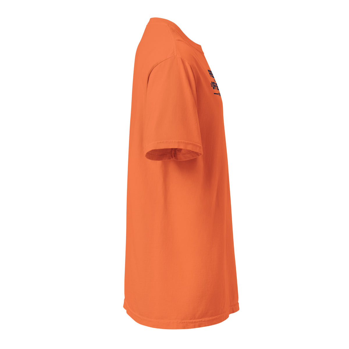Freedom Has No Off-Season Tee Burnt Orange right side | True American