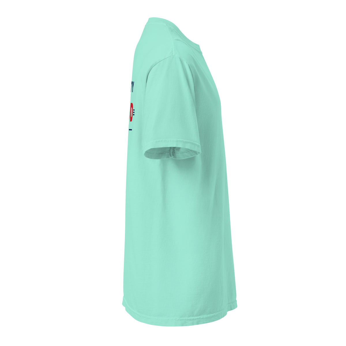 Liberty Looks Good Heavyweight Tee, Chalky Mint, right side | True American