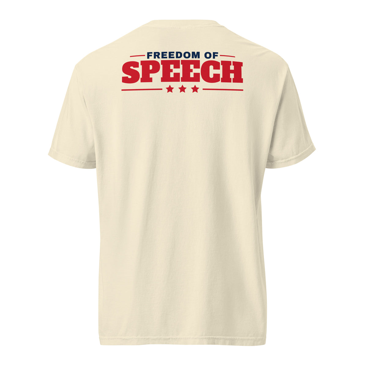 First Amendment Right / Freedom of Speech Tee Ivory flat back | True American
