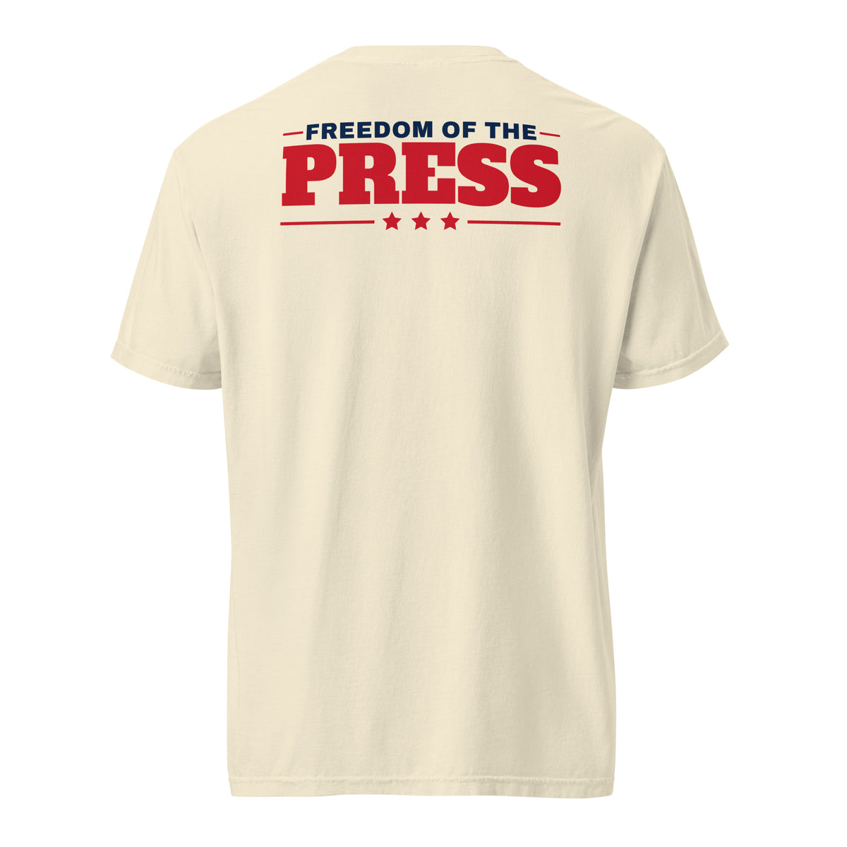 First Amendment Right / Freedom of the Press Tee Ivory flat back | True American