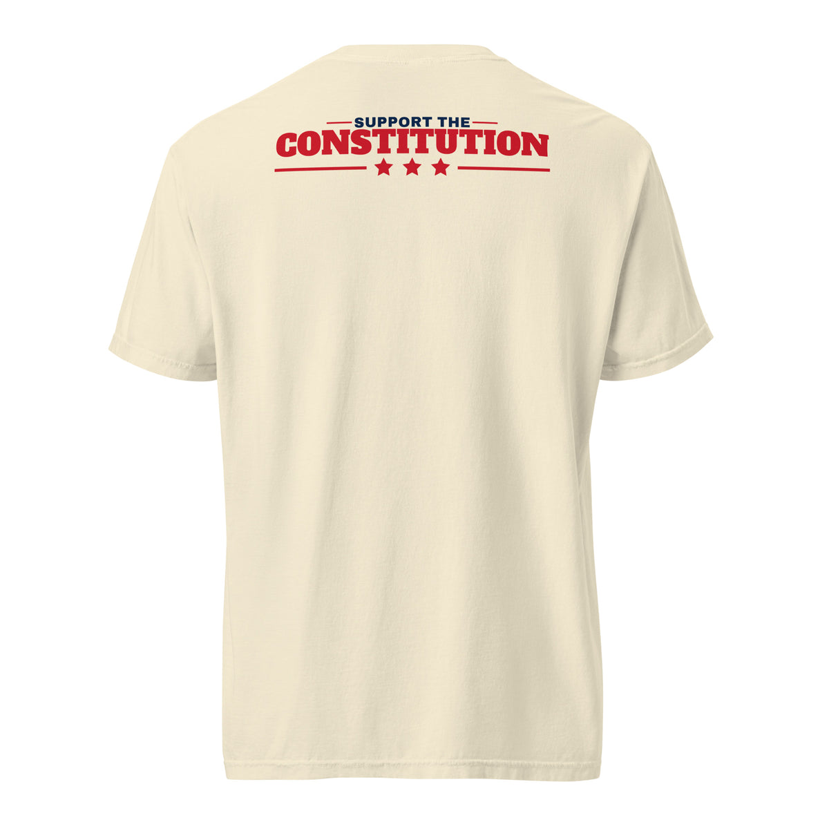 We the People / Support the Constitution Tee Ivory flat back | True American