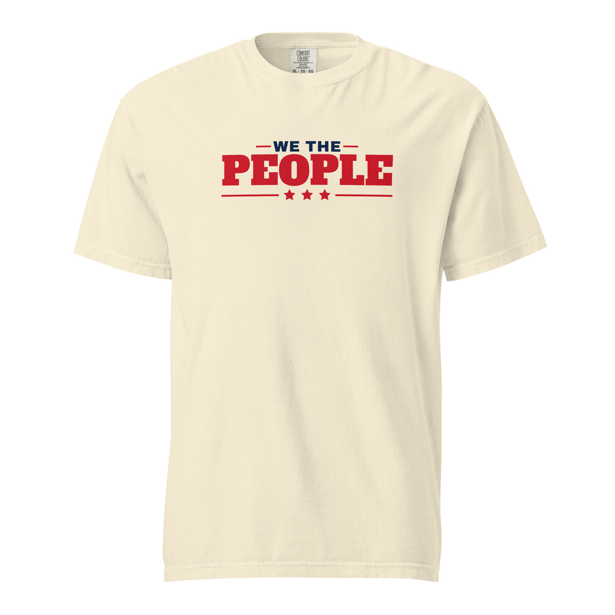 We the People / Support the Constitution Tee Ivory flat front | True American