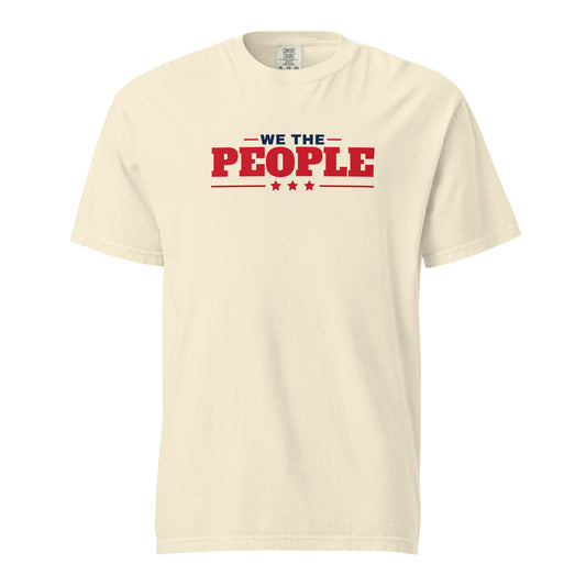 We the People / Support the Constitution Tee Ivory flat front | True American