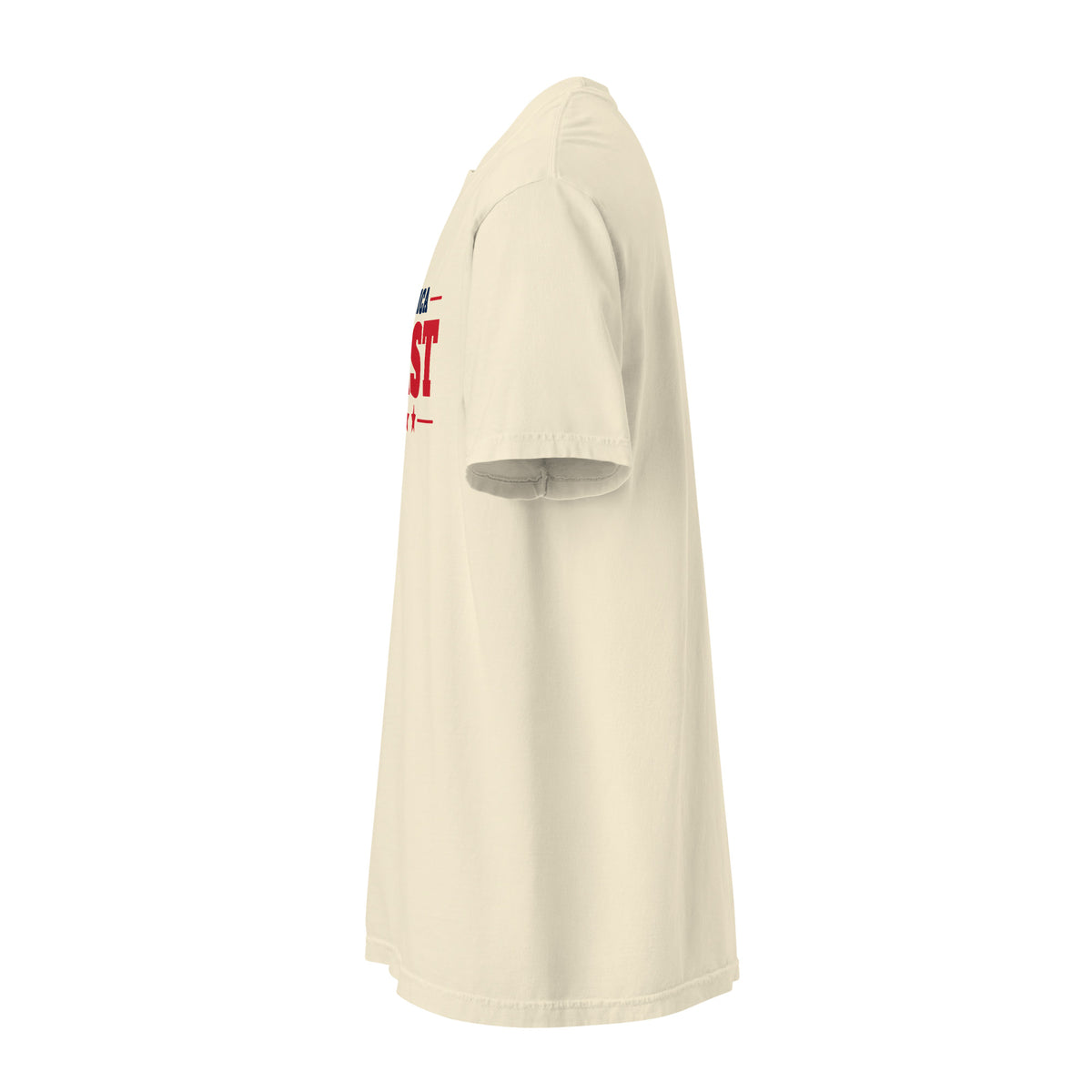 America First Classic Heavyweight Tee - Light Ivory left side | True American
