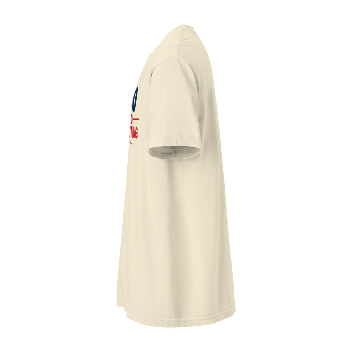 250 and Counting Heavyweight Tee, Ivory, left sleeve | True American