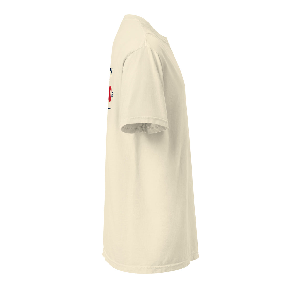 Liberty Looks Good Heavyweight Tee, Ivory, right side | True American