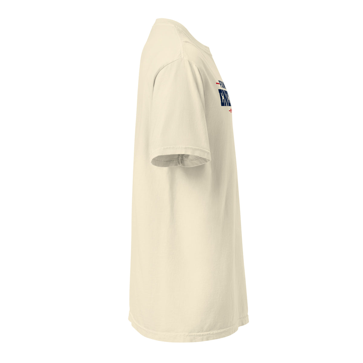 Founding Energy Heavyweight Tee, Ivory, right sleeve | True American