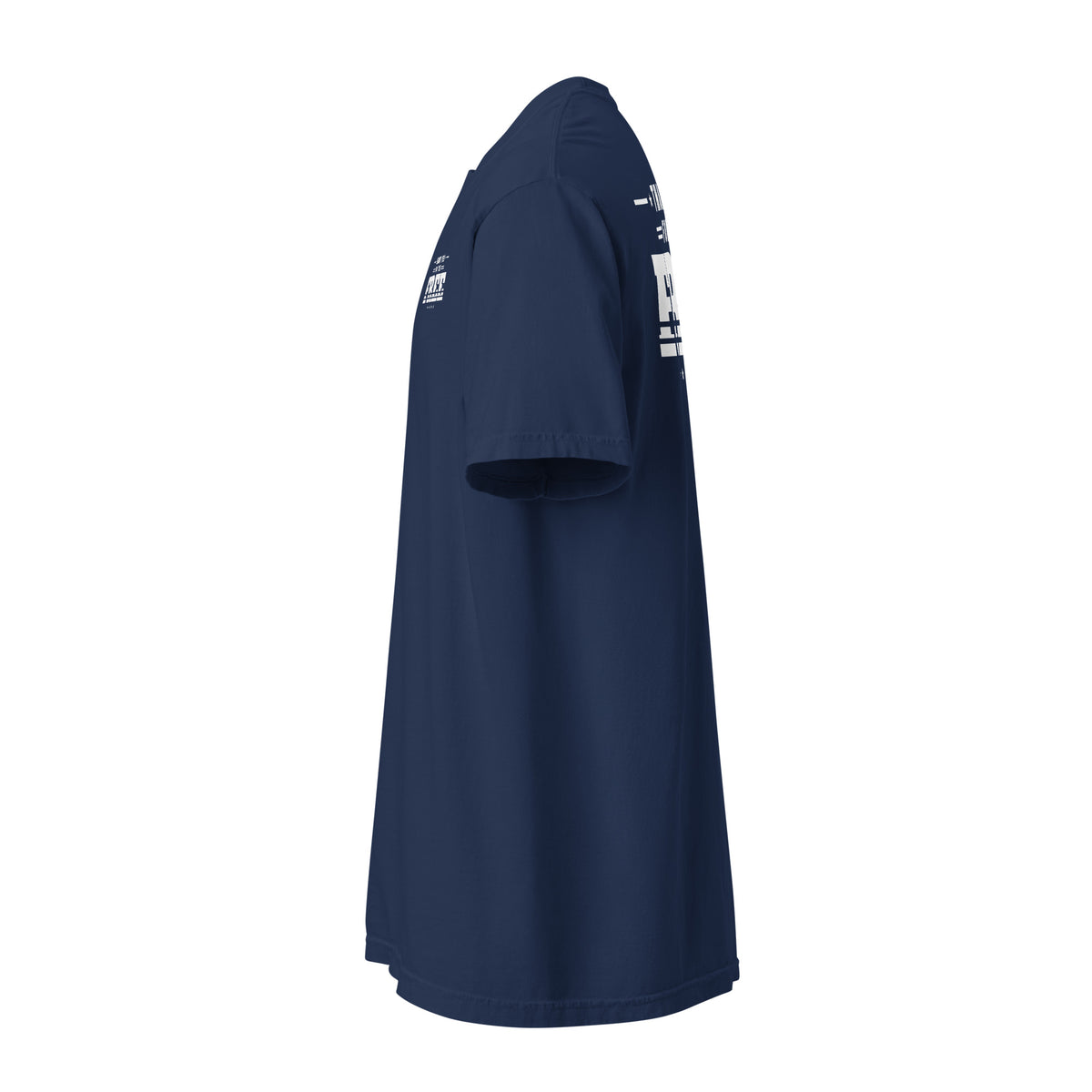 Thank You for the Free Tee, dark blue, left side | True American