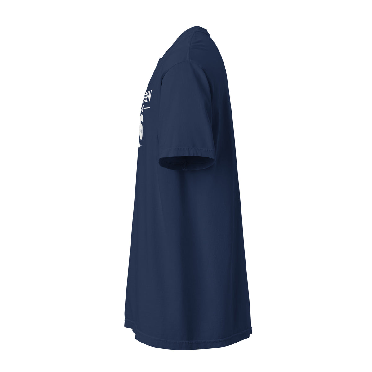 Freeborn Since '76 Heavyweight Tee, dark blue, left sleeve | True American