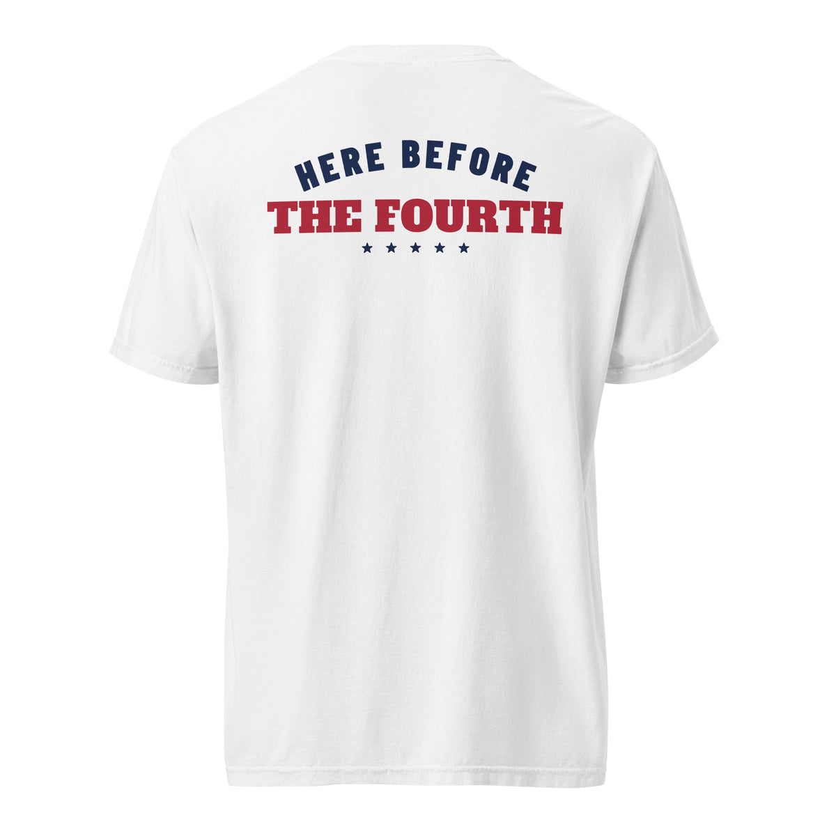Here Before the Fourth Tee, White, back | True American
