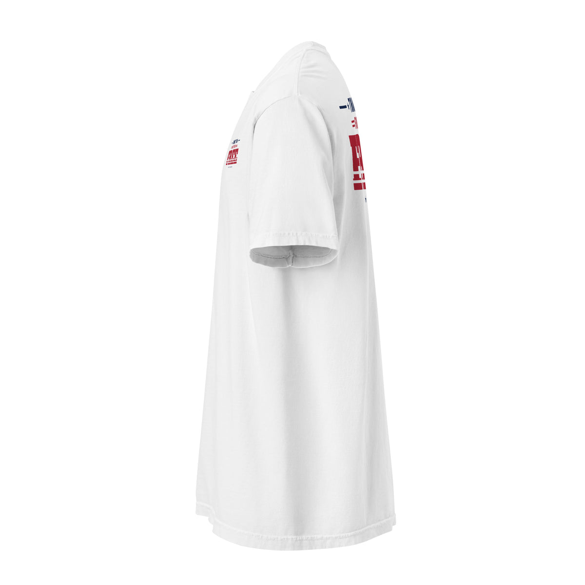 Thank You for the Free Tee, White, left side | True American