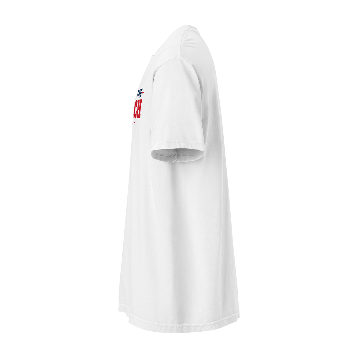 Carry the Torch Heavyweight Tee, White, left sleeve | True American