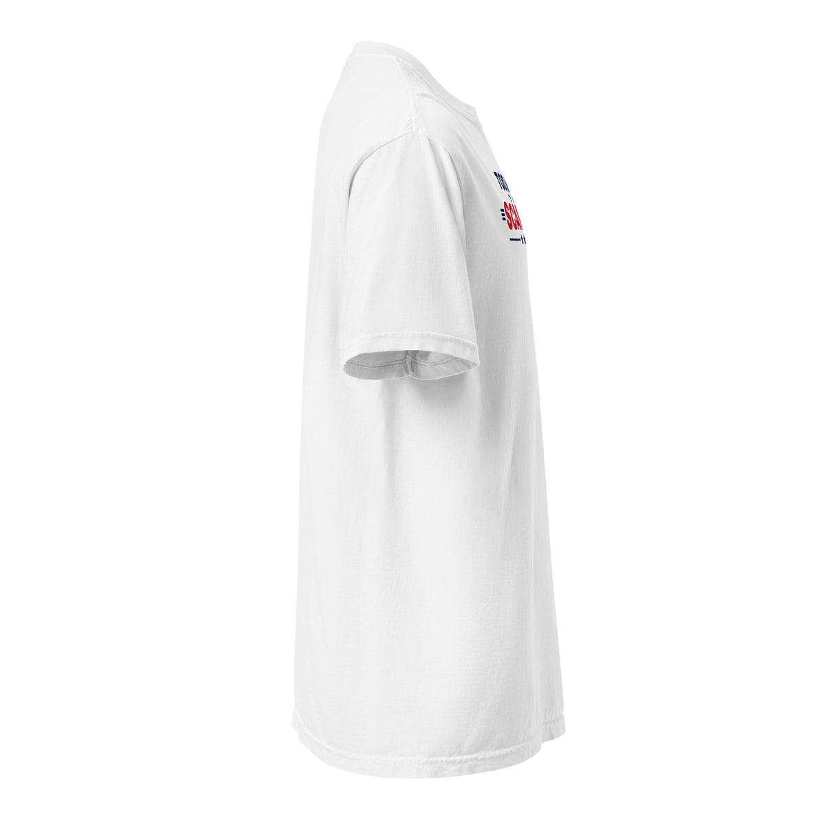 Too Free to Be Scared Heavyweight Tee White right side | True American