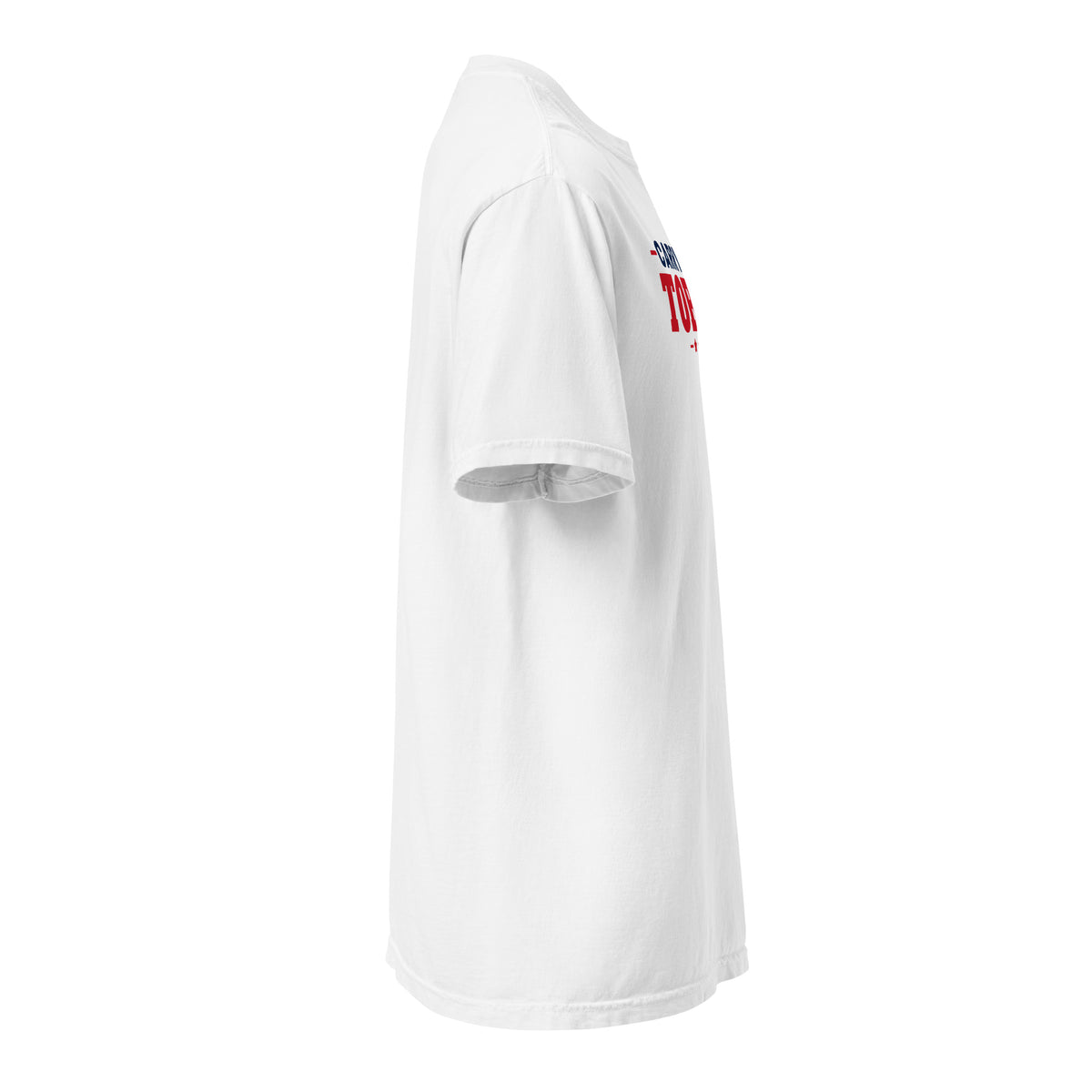Carry the Torch Heavyweight Tee, White, right sleeve | True American