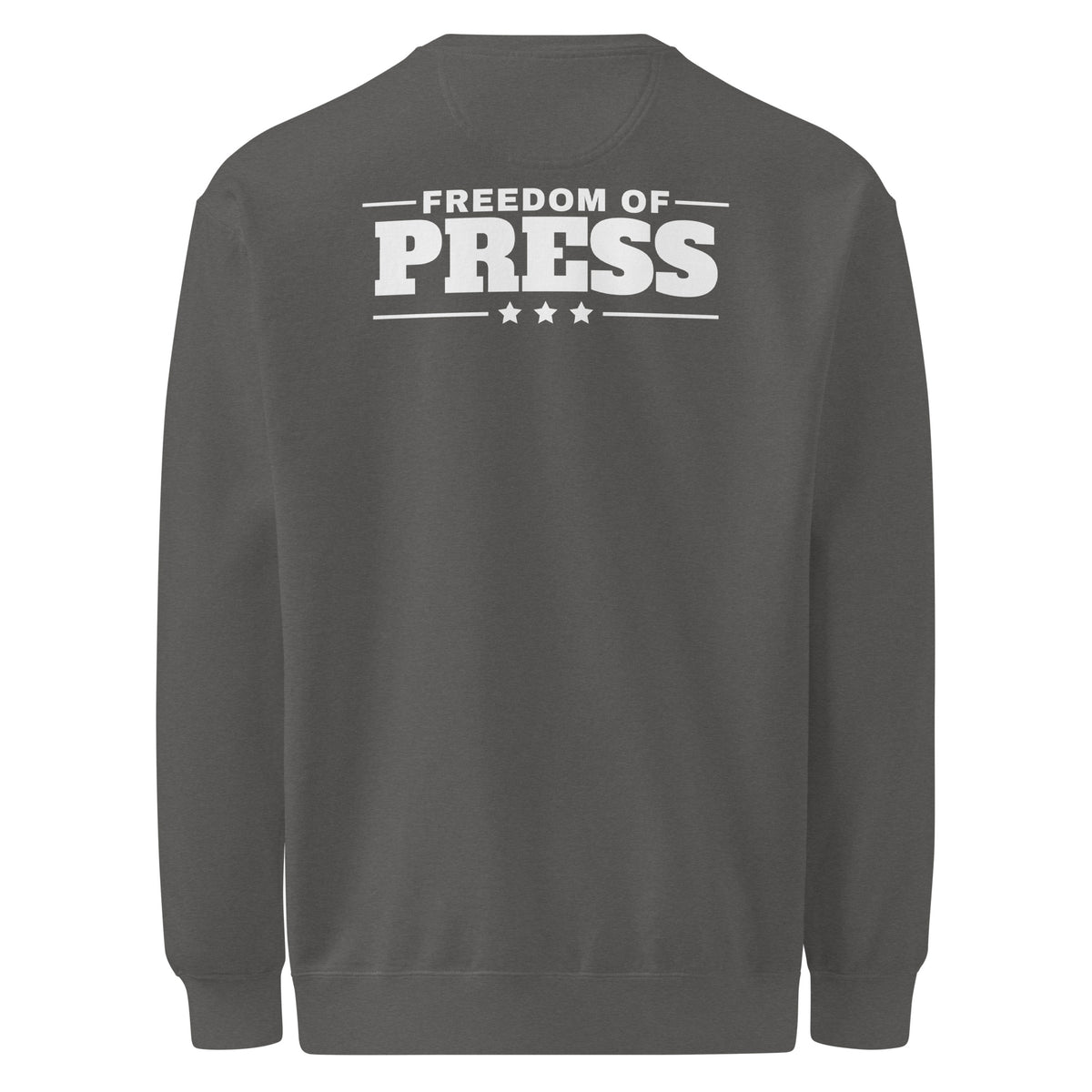First Amendment Auditor Crewneck Sweatshirt Pepper flat back | True American