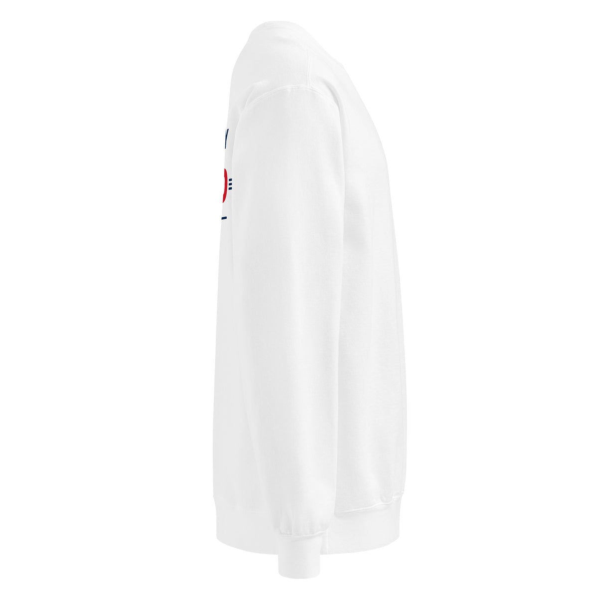 Liberty Looks Good Crewneck, White, right side | True American