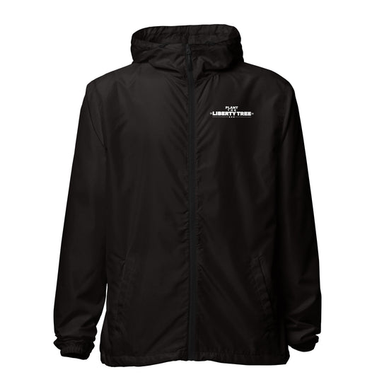 Plant the Liberty Tree Windbreaker Jacket Black front | True American